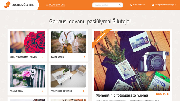 Dovanos internetu visą parą