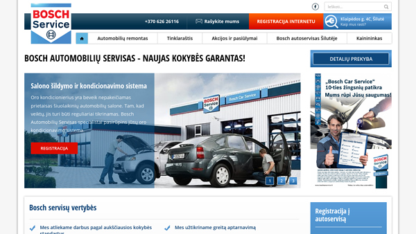 Bosch automobilių servisas