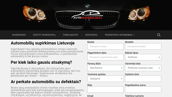 Automobilių supirkimas