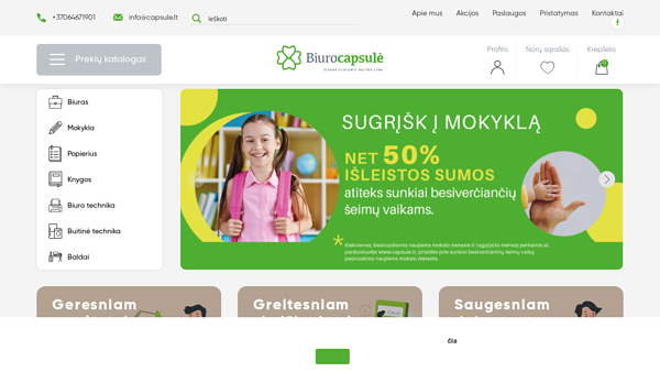 Biuro prekės internetu