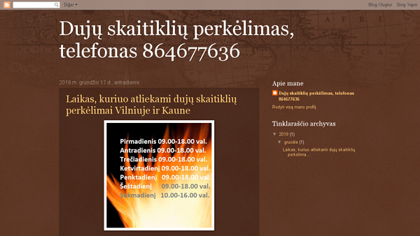 Dujų skaitiklių perkėlimas, telefonas 864677636