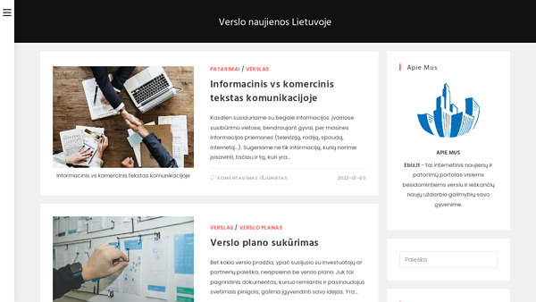 Verslo naujienos Lietuvoje