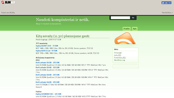Naudotų kompiuterių blogas