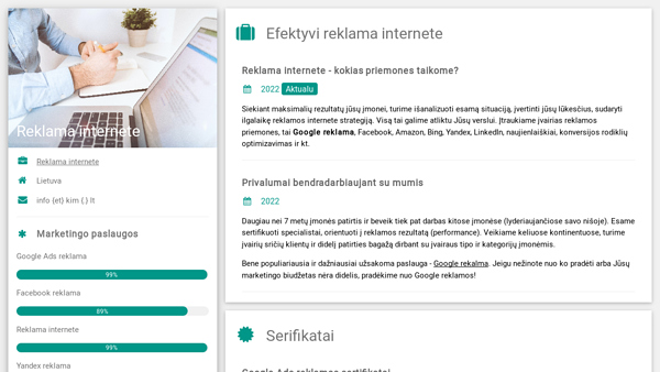 Google reklama
