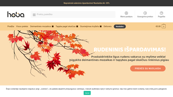 Deimantinės mozaikos, Tapyba pagal skaičius, Medinės delionės, Siuvinėjimas kryželiu
