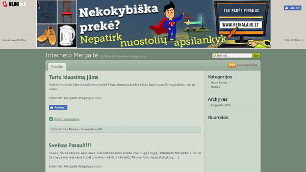 Interneto Mergaite