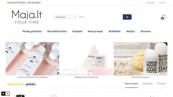 Maja.lt - higienos, grožio prekės, kosmetika internetu