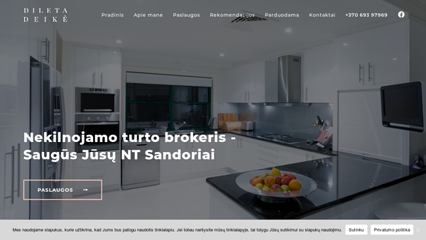 Nekilnojamo turto brokeris - Dileta Deikė