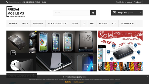 Priedai ir aksesuarai telefonui - Priedaimobiliems.lt