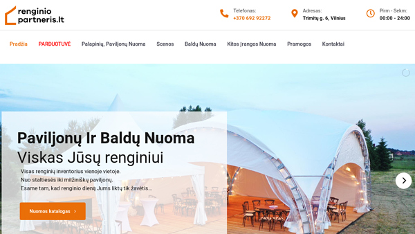 Renginiopartneris.lt - Įranga restoranams, lauko kavinėms, namams 
