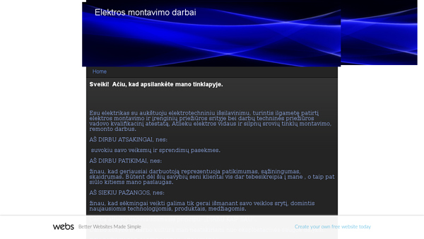 Elektrikas. Juodai žemos kainos!