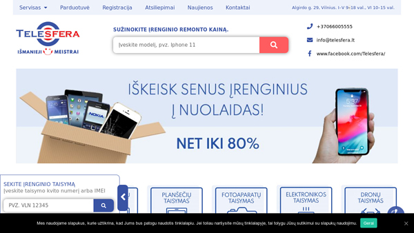 Telefonų taisykla ir remontas