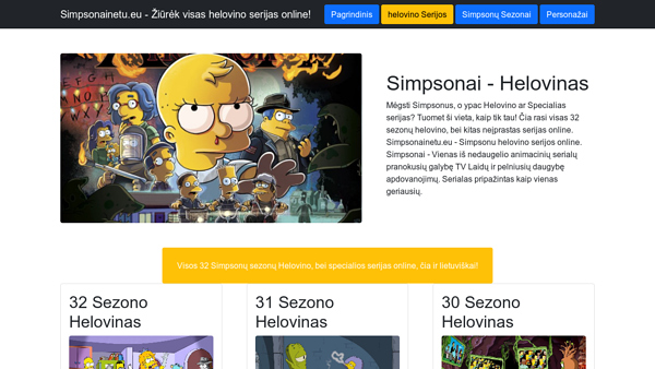 Simpsonu helovino serijos