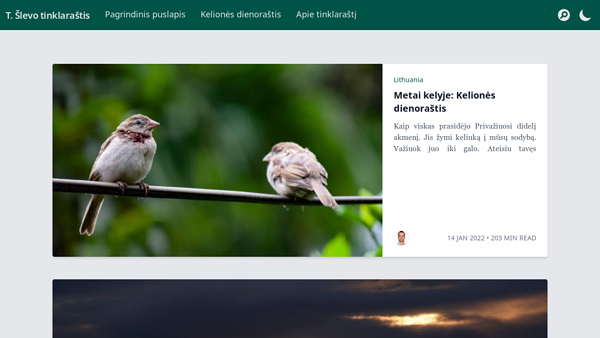 T. Šlevo tinklaraštis