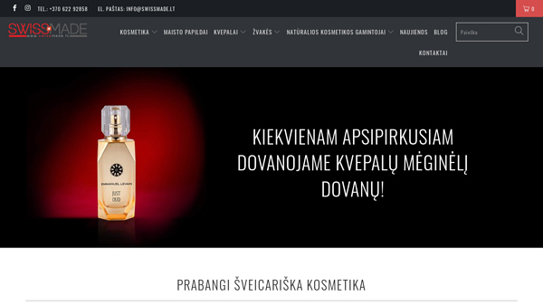 Prabangi šveicariška kosmetika 