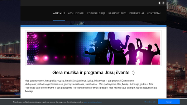 Muzika vestuvėms, jubiliejams, kitoms šventėms!