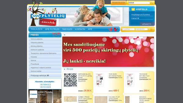 Tūkstantis plytelių