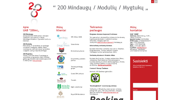 200mi, UAB - sprendimai internete