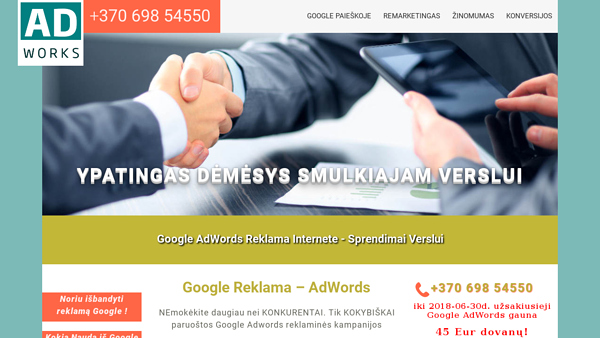 Google Reklama AdWords