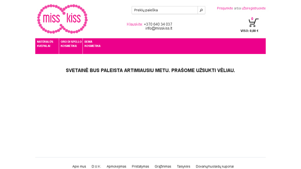 www.MissKiss.lt - dailus apatinis trikotažas