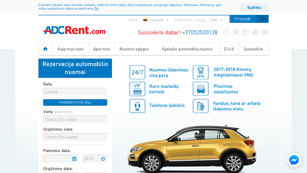 Automobilių nuoma Vilniuje, Ilgalaikė automobilių nuoma 