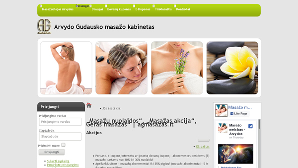 A.Gudausko IĮ Masažo kabinetas