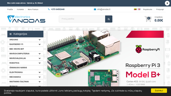 Anodas.lt: Internetinė Elektronikos Parduotuvė