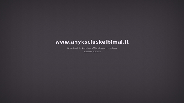 anyksciuskelbimai.lt