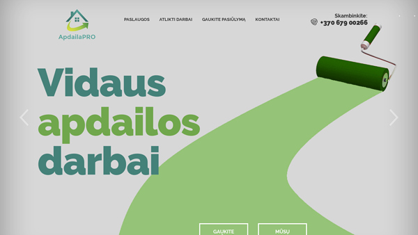 apdailaPRO – profesionali apdaila