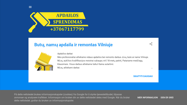 Apdailos Sprendimas
