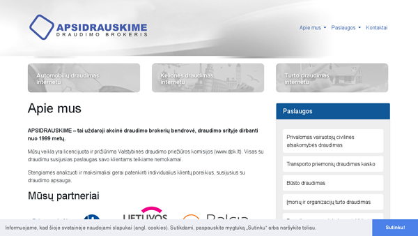 Draudimas internetu