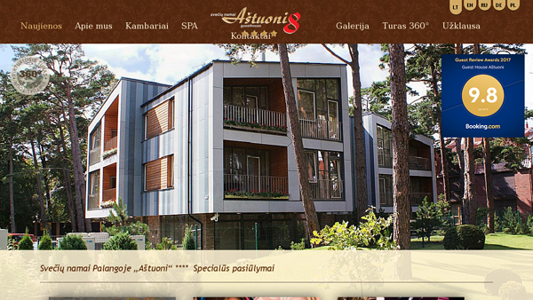 Svečių namai „Aštuoni“ **** Palangoje