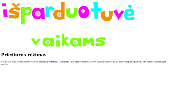 Auk ir Keiskis — vaikiškų prekių parduotuvė