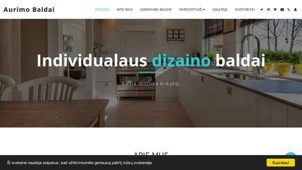 Aurimo baldai – nestandartinių baldų gamyba
