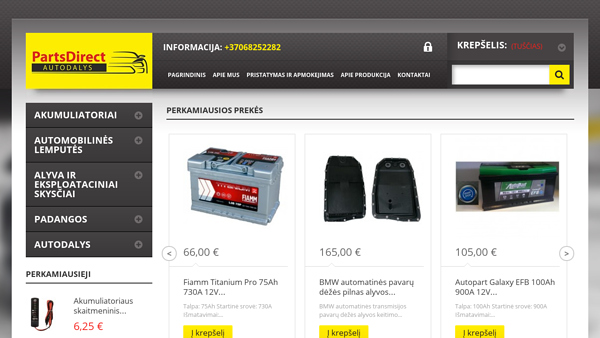 PartsDirect autodalys