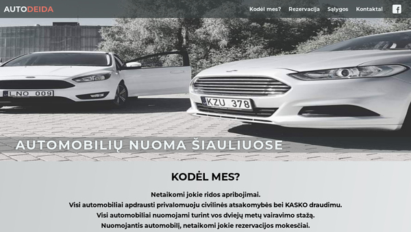 Automobilių nuoma Šiauliuose