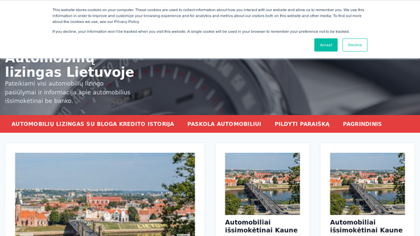 Automobiliai išsimokėtinai
