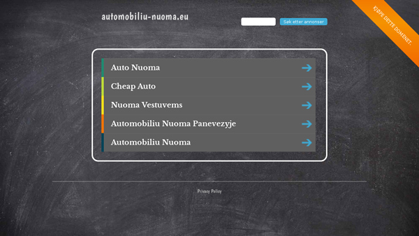 Automobilų nuoma Vilniuje.