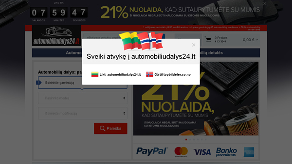 automobiliudalys24