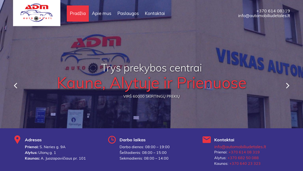 Automobilių detalės