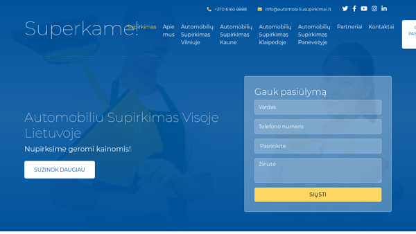 Automobiliusupirkimai.lt - Automobilių Supirkimas