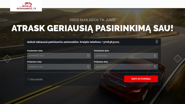 Automobiliu nuoma | Auto nuoma