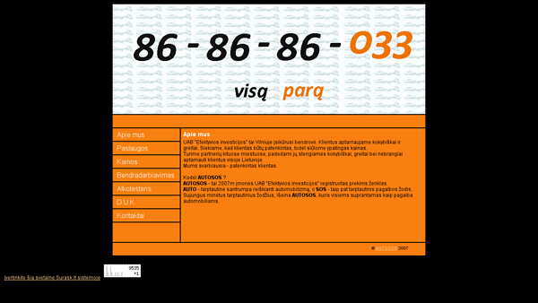 technine pagalba KElyje 24/7