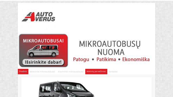 Mikroautobusų nuoma