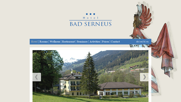 Lietuviška oazė Šveicarijoje slidininkams –viešbutis Bad Serneus 