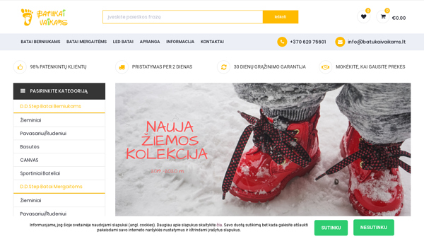 Batukai vaikams internetu