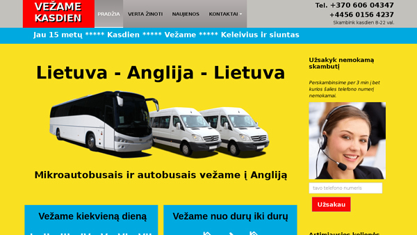 Keleivių ir siuntų pervežimas