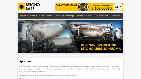http://www.betonobaze.lt