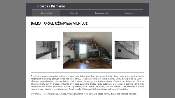 Birmano baldai