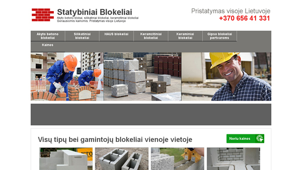 HAUS blokeliai pamatams, sienoms, ventiliacijai